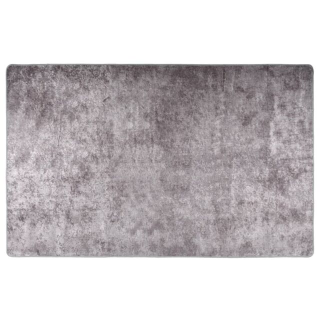 Berkfield Home Rug Washable 160x230 cm Grey Anti Slip - Size: 100 cm diameter - image 1