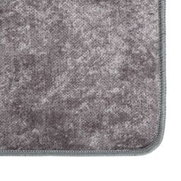 Berkfield Home Rug Washable 160x230 cm Grey Anti Slip - Size: 100 cm diameter - thumbnail 4