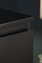 Home Discount Vida Designs Denver 4 Drawer Chest of Drawers Storage in Black - thumbnail 5