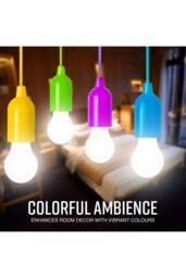 Globrite Pack of 4 Battery Operated Lights LEDs Instant Outdoor Indoor - thumbnail 2