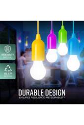 Globrite Pack of 4 Battery Operated Lights LEDs Instant Outdoor Indoor - thumbnail 3