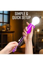 Globrite Pack of 4 Battery Operated Lights LEDs Instant Outdoor Indoor - thumbnail 7