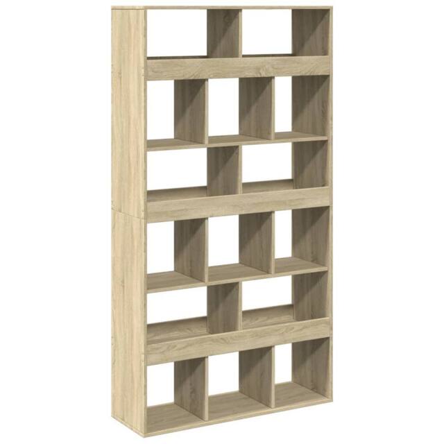 Berkfield Home Bookcase Sonoma Oak 100x33x187.5 cm Engineered Wood in Light Oak - image 1