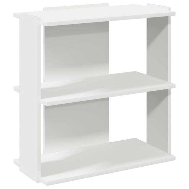 Berkfield Home Bookcase 3-Tier White 60x30x60 cm Engineered Wood - Size: 60 x 30 x 60 cm - image 1