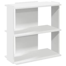 Berkfield Home Bookcase 3-Tier White 60x30x60 cm Engineered Wood - Size: 60 x 30 x 60 cm - thumbnail 1