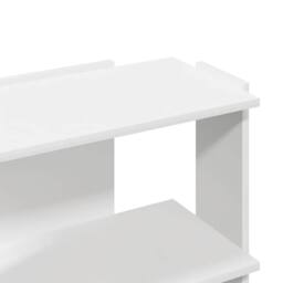 Berkfield Home Bookcase 3-Tier White 60x30x60 cm Engineered Wood - Size: 60 x 30 x 60 cm - thumbnail 7