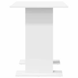 Berkfield Home Dining Table White 110x60x75 cm Engineered Wood - Size: 110 x 60 x 75 cm - thumbnail 6