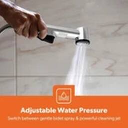 Havendro GEEPAS Hand Held Bidet Sprayer - Bathroom Shower Tap, Muslim Shattaf in Silver - thumbnail 2