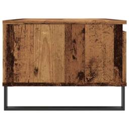 Berkfield Home Coffee Table Old Wood 90x50x36.5 cm Engineered Wood in Brown - thumbnail 6