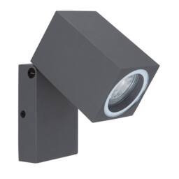 Netlighting Veronika Outdoor Spotlight Anthracite IP44 Clear Glass Shade 1x GU10 in Grey - thumbnail 2