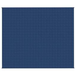 Berkfield Home Weighted Blanket Blue 220x260 cm 11 kg Fabric - thumbnail 3