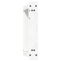 Berkfield Home Coffee Table Legs U-Shaped 2 pcs White 50x(42-43) cm Steel - thumbnail 7