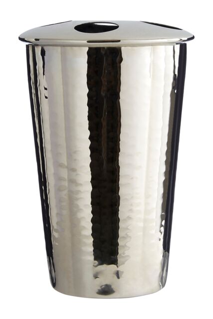 Orsina Hammered Bathroom Nickel Finish Toothbrush Holder in Silver - image 1