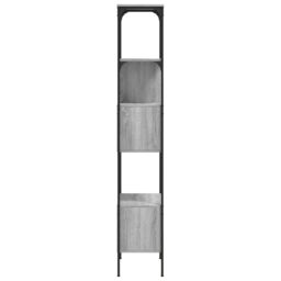 Berkfield Home Bookcase 5-Tier Grey Sonoma 76x33x188.5 cm Engineered Wood - thumbnail 6