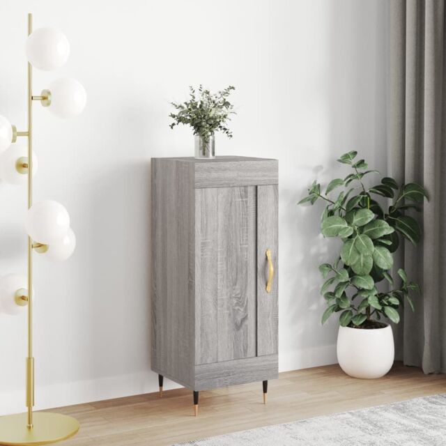 Berkfield Home Sideboard Grey Sonoma 34.5x34x90 cm Engineered Wood - image 1