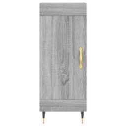 Berkfield Home Sideboard Grey Sonoma 34.5x34x90 cm Engineered Wood - thumbnail 5