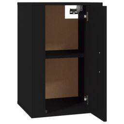 Berkfield Home Wall Mounted TV Cabinets 2 pcs Black 40x34.5x60 cm - thumbnail 8