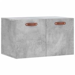 Berkfield Home Wall Cabinet Concrete Grey 60x36.5x35 cm Engineered Wood - thumbnail 2