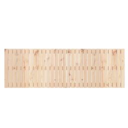 Berkfield Home Wall Headboard 185x3x60 cm Solid Wood Pine in Brown - Size: 185 x 3 x 60 cm - thumbnail 4