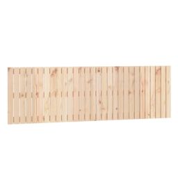 Berkfield Home Wall Headboard 185x3x60 cm Solid Wood Pine in Brown - Size: 185 x 3 x 60 cm - thumbnail 2