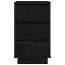 Berkfield Home Bedside Cabinet with LED Lights¬†Black 38x34x65 cm in Black - Size: 38 x 34 x 65 cm - thumbnail 7
