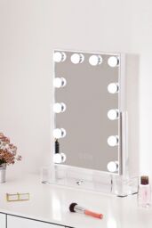 Hollywood Vanity Makeup Mirror Desktop Mirror in Natural - thumbnail 1