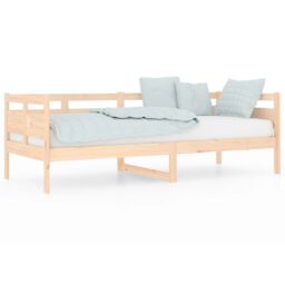 Berkfield Home Day Bed Solid Wood Pine 80x200 cm in Brown - thumbnail 2