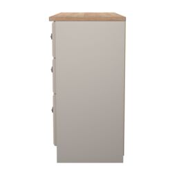 Ready Assembled 2 U Surrey 6 Drawer Midi Chest (Ready Assembled) in Taupe - Size: Large - thumbnail 3