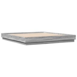 Berkfield Home Bed Frame without Mattress Grey Sonoma 180x200 cm Super King - thumbnail 6