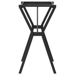 Berkfield Home Dining Table Legs Y-Frame 80x40x73 cm Steel in Black - Size: 80 x 40 x 73 cm - thumbnail 5