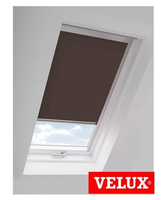 New Edge Blinds Henna Brown Thermal out Skylight Roller Blinds (Velux Roof Windows G Codes) - Size: SK10 - image 1