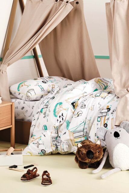 Linen House Down By The River Kids Duvet Cover Set - Size: Double - image 1
