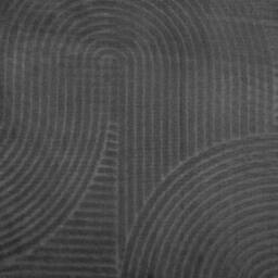Berkfield Home Rug IZA Short Pile Scandinavian Look Anthracite √ò 120 cm in Charcoal - Size: Medium - thumbnail 9