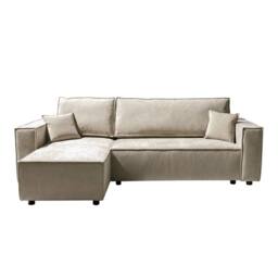 Artemis Home Darby Reversible Corner Sofa with Sofa Bed in Beige - Size: 3 Seater - thumbnail 2