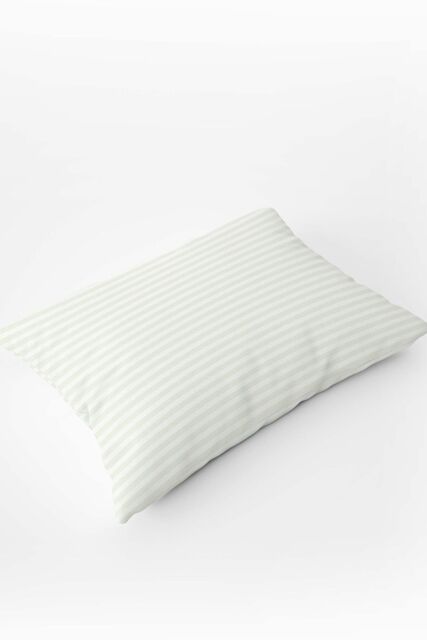 Belledorm Hotel Suite Satin Stripe 540 Thread Count Housewife Pillowcase in Ivory - image 1