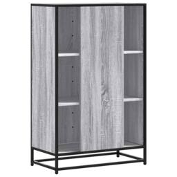 Berkfield Home Highboard Grey Sonoma 68x35x106.5 cm Engineered Wood & Metal - thumbnail 6