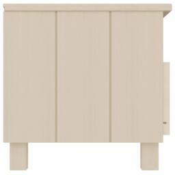 Berkfield Home TV Cabinet HAMAR Honey Brown 106x40x40 cm Solid Wood Pine in Light Sand - Size: 106 x 40 x 40 cm - thumbnail 4