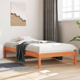 Berkfield Home Beautiful Day Bed without Mattress Wax Brown 80x200 cm Solid Wood Pine - thumbnail 2