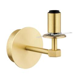 Netlighting Paloma Right Angle Wall Lamp Opal Matt (Fluted) Brushed Brass in White - thumbnail 5