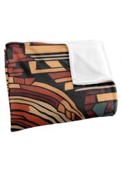 JQ Licensing James Piazza Aztec Pattern Silky Touch Super Soft Throw Blanket 152 X 127 cm in White - thumbnail 3