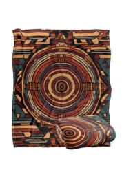 JQ Licensing James Piazza Aztec Pattern Silky Touch Super Soft Throw Blanket 152 X 127 cm in White - thumbnail 2