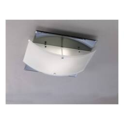 Netlighting Vito Flush Ceiling 2 Light Polished Chrome Smoked Mirror in Grey - thumbnail 2