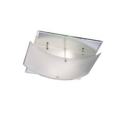Netlighting Vito Flush Ceiling 2 Light Polished Chrome Smoked Mirror in Grey - thumbnail 1