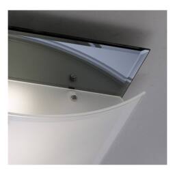 Netlighting Vito Flush Ceiling 2 Light Polished Chrome Smoked Mirror in Grey - thumbnail 7