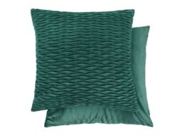 New Edge Blinds Millie Collection Soft Velvet Cushion Cover in Green - Size: 43 cm x 43 cm - thumbnail 1