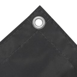 Berkfield Home Balcony Screen Anthracite 90x500 cm Oxford Fabric in Black - thumbnail 3