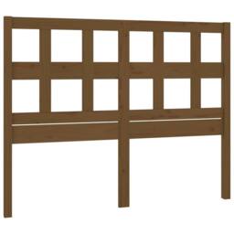 Berkfield Home Beautiful Bed Headboard Honey Brown 205.5x4x100 cm Solid Wood Pine - thumbnail 3