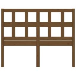 Berkfield Home Beautiful Bed Headboard Honey Brown 205.5x4x100 cm Solid Wood Pine - thumbnail 4