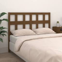 Berkfield Home Beautiful Bed Headboard Honey Brown 205.5x4x100 cm Solid Wood Pine - thumbnail 2