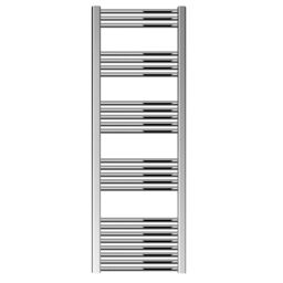 Balterley Straight Heated Towel Rail Radiator, 459W, 500 x 1600mm, Chrome in Silver - thumbnail 1
